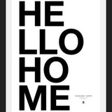 Cuadro Hello Home White