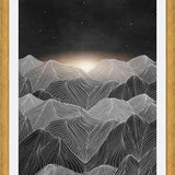 Cuadro Lines in the mountains XIX