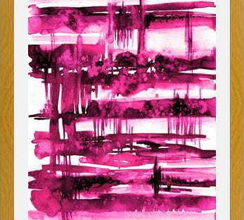 Cuadro UNDERLYING CONNECTION - HOT PINK