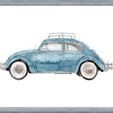 Cuadro Vintage Car Light Blue