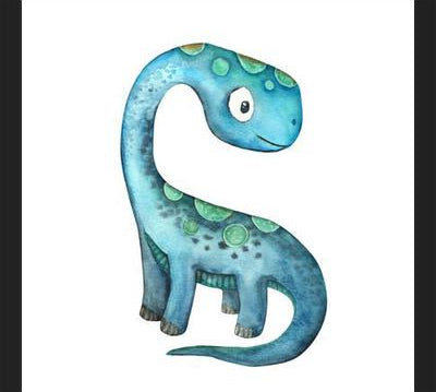 Cuadro Brontosaurio