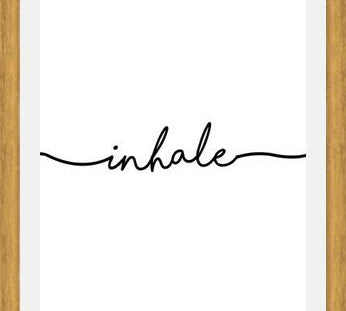 Cuadro Inhale