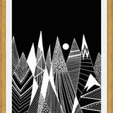 Cuadro Patterns in the mountains