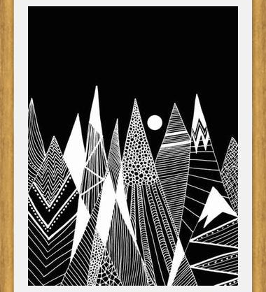 Cuadro Patterns in the mountains