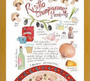 Cuadro Rissotto Champignones