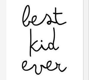 Cuadro Best Kid Ever