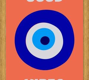 Cuadro Good Vibes Ojo Griego