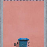 Cuadro Puerta y techo azul
