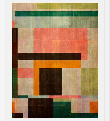 Cuadro Textured Geometric Pattern II