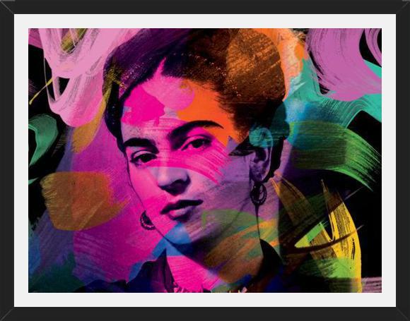 Cuadro Frida Colorida