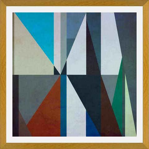 Cuadro Interconnected Triangles