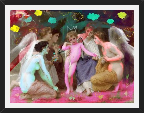 Cuadro Angel in Color