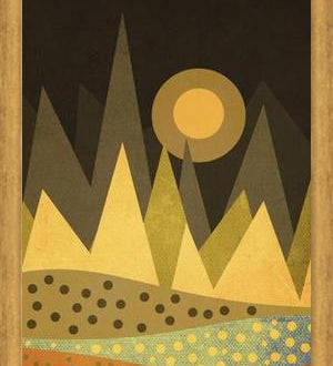 Cuadro Geometric landscape 02