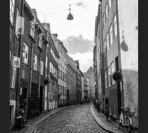 Cuadro Streets of Kopenhagen BW