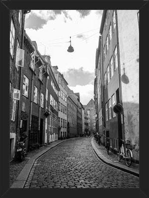 Cuadro Streets of Kopenhagen BW