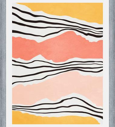 Cuadro Modern irregular Stripes 01