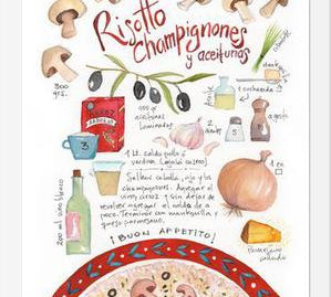 Cuadro Rissotto Champignones