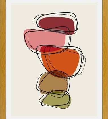 Cuadro Abstract Composition 863