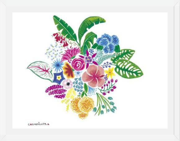 Cuadro Flores Tropicales