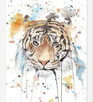 Cuadro Retrato de un Tigre