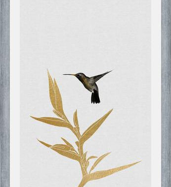 Cuadro Hummingbird and Flower II