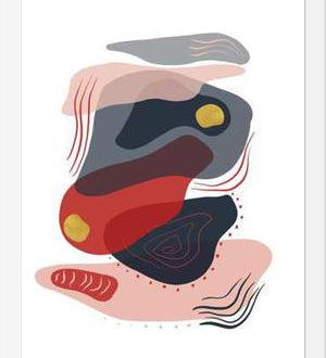 Cuadro Modern minimal forms 8