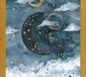 Cuadro Golden Moon