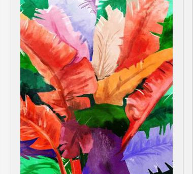 Cuadro Banana Tree