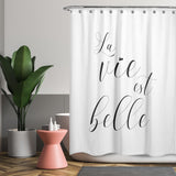 Cortina de Baño La vie est belle