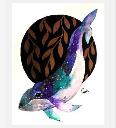 Cuadro universe whale
