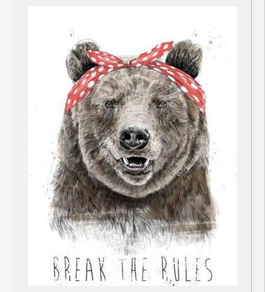 Cuadro Break the rules II