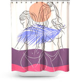 Cortina de Baño Beach Girl 08