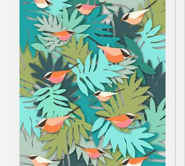 Cuadro Tropics II
