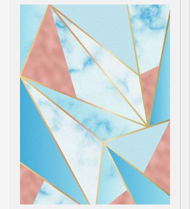 Cuadro Geometric Sky