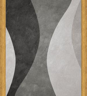 Cuadro Colección Ondas - Negro Y Blanco