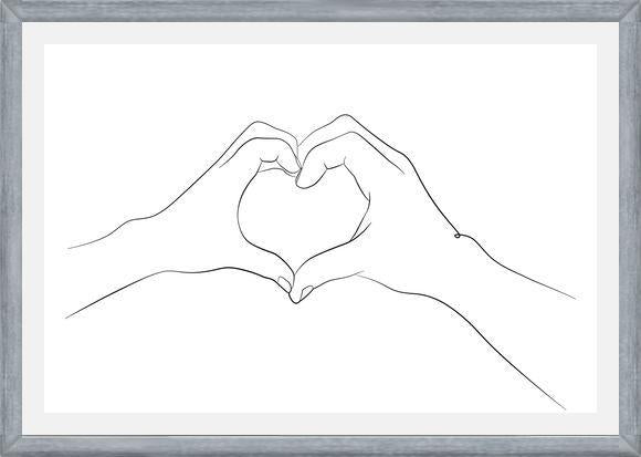 Cuadro Hands series - I love you