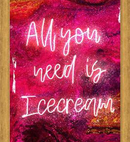 Cuadro NEON COLLECTION - icecream