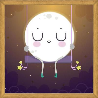 Cuadro Buenas noches dijo la luna