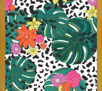 Cuadro Shining Leopard Detailed Colorful Happy
