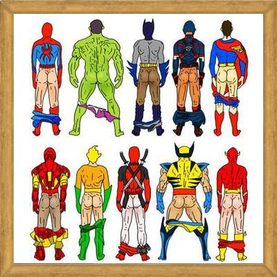 Superhero Butts