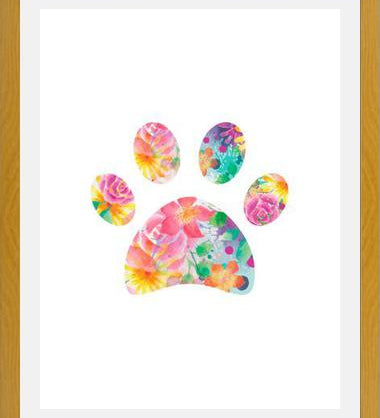 Cuadro Floral Paw