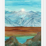 Cuadro Lines in the mountains XI