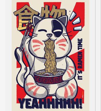 Cuadro Its Ramen Time