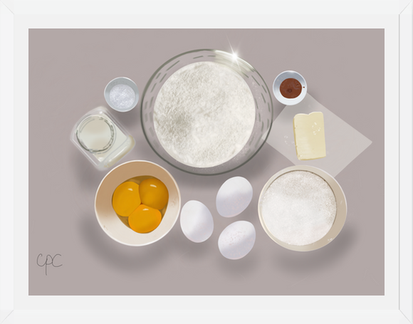 Cuadro Ingredientes de cocina