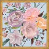 Cuadro Powdery Pastel Hand Drawn Roses Pattern