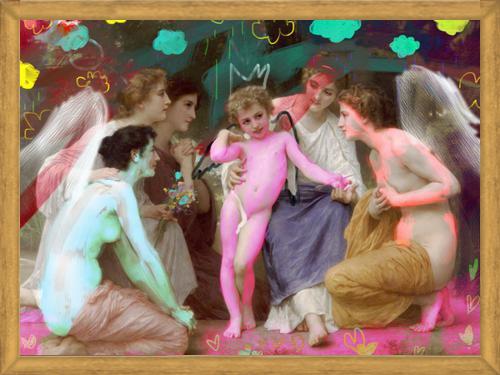 Cuadro Angel in Color