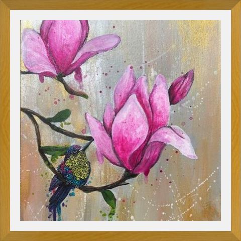 Cuadro magnolias 3 de 3