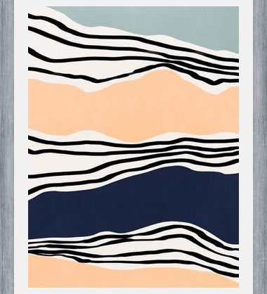 Cuadro Modern irregular Stripes 08