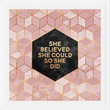 Cuadro She Believed She Could