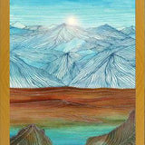 Cuadro Lines in the mountains XI